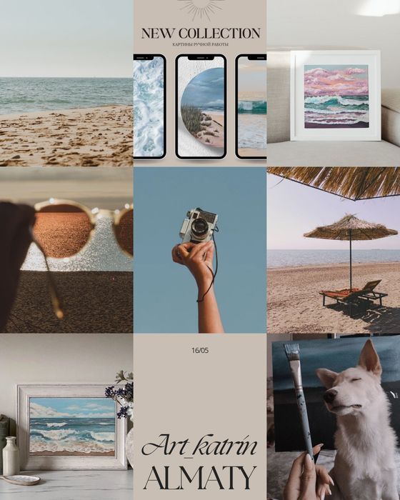 Картины ручной работы акрилом