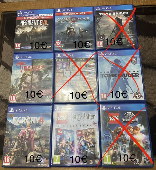Продавам ps4 игри.