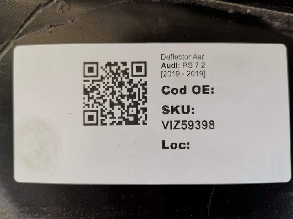Deflector Aer Audi RS 7 2 2019 Original In Stare Buna