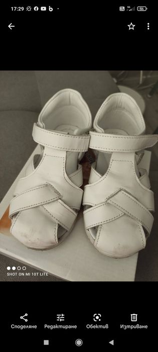 Кожени сандали 26 номер