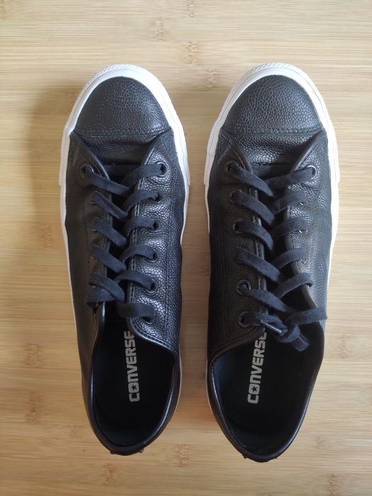 Pantofi Converse Chuck Taylor Modern Leather Ox piele neagră măr. 41.5