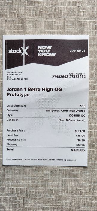 Nike Air Jordan 1 High OG Prototype