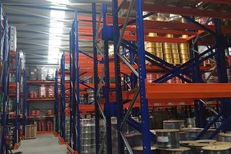 Фронтальный стеллаж, полочный и палетный, омбор стелаж, полка