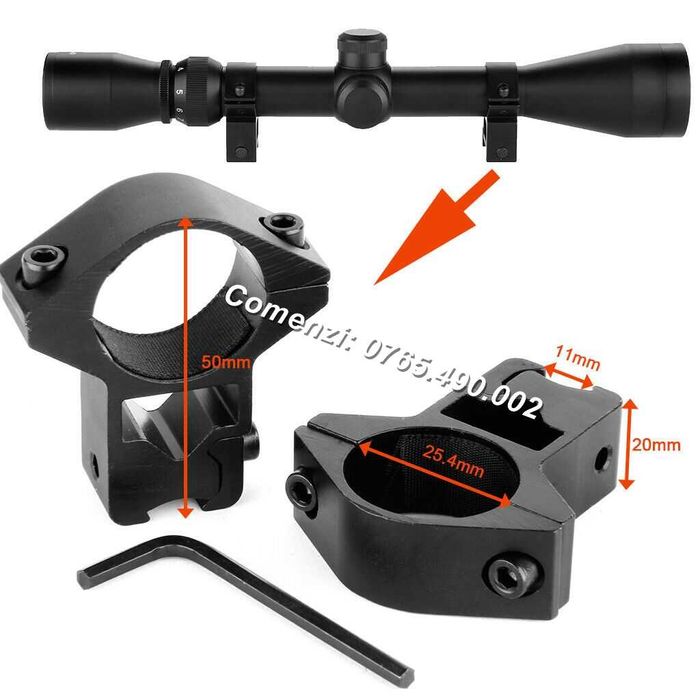 Luneta cu lumina Bushnell 3–9X40 EG pusca vanatoare stadioane spionaj