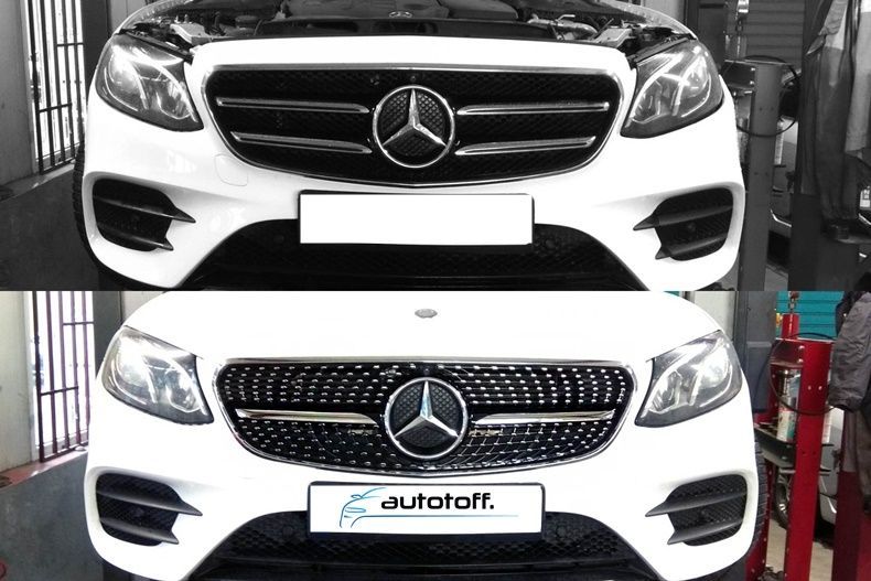 Grila centrala Mercedes E-Class W213 S213 C238 A238 (16-19) Diamond Design