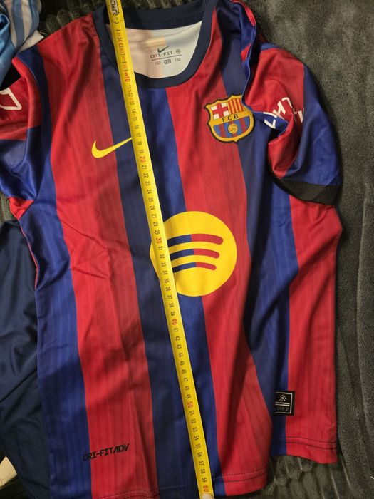 Tricou si pantaloni Nike fotbal pentru copii, Lamine Yamal