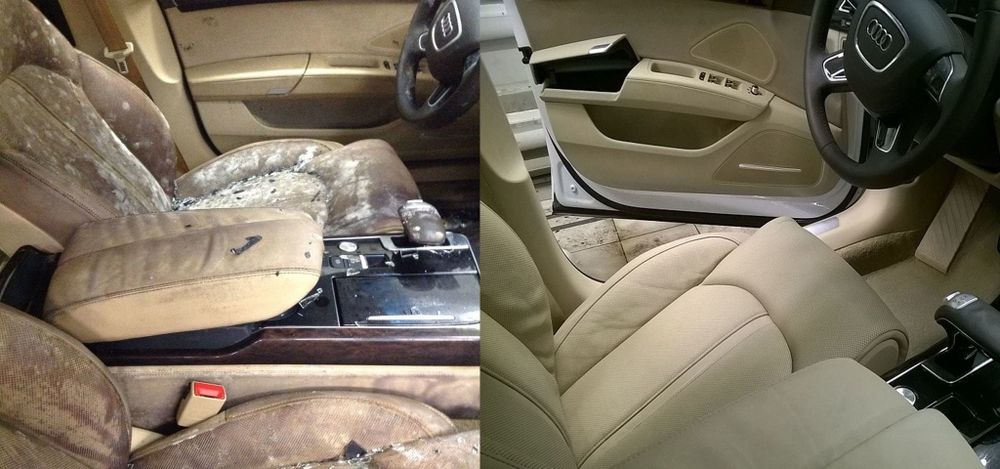 Химчистка автомобиля салона