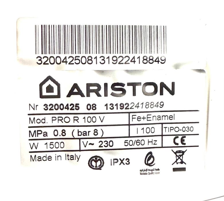 Boiler electric 100 L Ariston