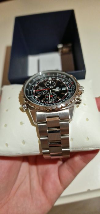 Ceas Casio Edifice EF-527D-1AVEF Chronograph - Nou, Nepurtat, Pachet Complet
