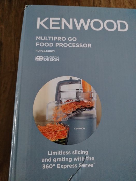 Robot de bucatarie compact KENWOOD MultiPro Go FDP22.130GY, 650W