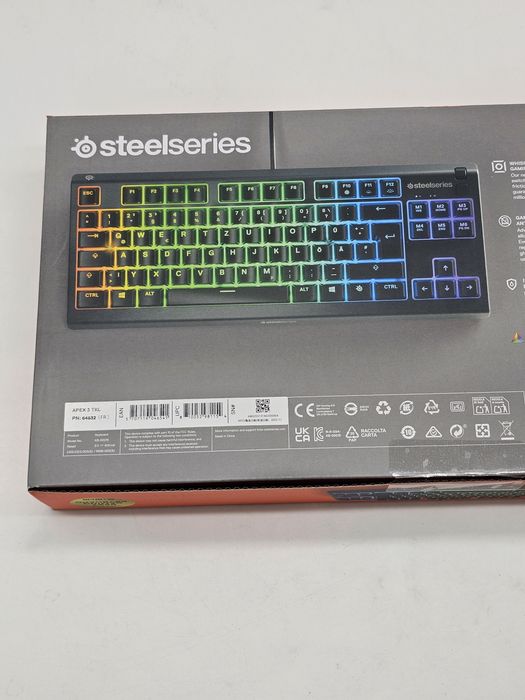 Tastatura Gaming STEELSERIES Apex 3 TKL  Whisper-Quiet Switch, Mouse SteelSeries Aerox 5