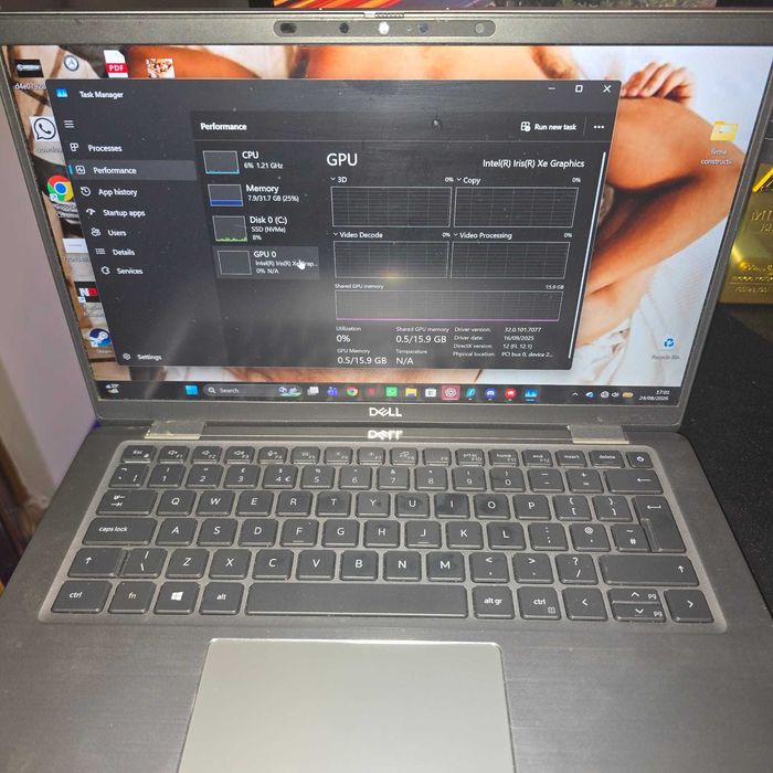 Laptop Dell Latitude 7420, i7 11th gen, 32GB Ram, 1TB SSD