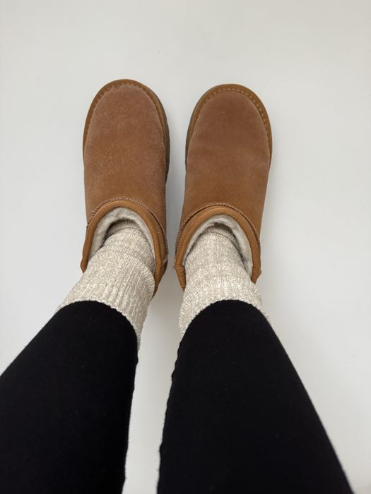 Угги короткие на платформе