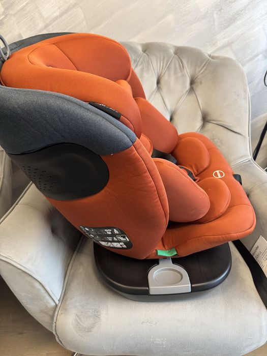 Scaun auto rotativ, Coccolle Atira, iSize 40-150 cm, Cinnamon Brown