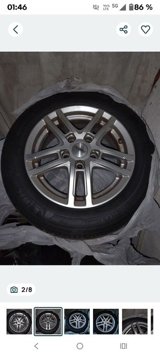 Jante aliaj 185 65 R15 Dezent, in stare foarte bună