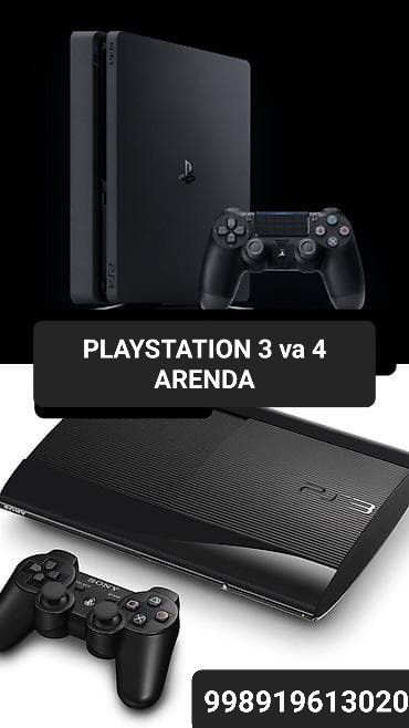 Playstation 3 va 4 arenda