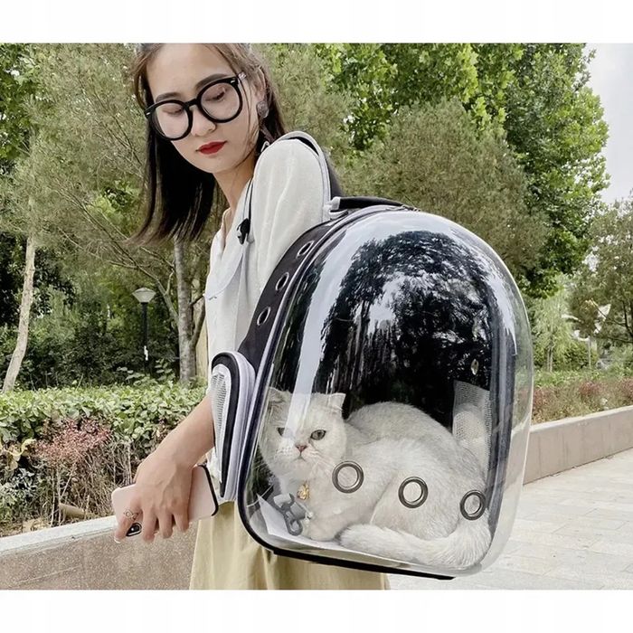 Переноска рюкзак для кошек и мелких домашних животных