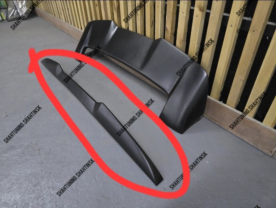 BMW X5 E53 средний спойлер зубастик