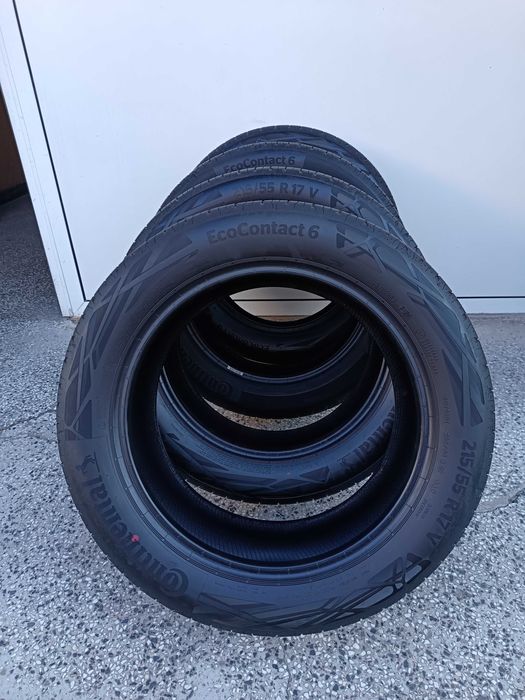 4 броя гуми Continental Eco Contact 6 в отлично състояние