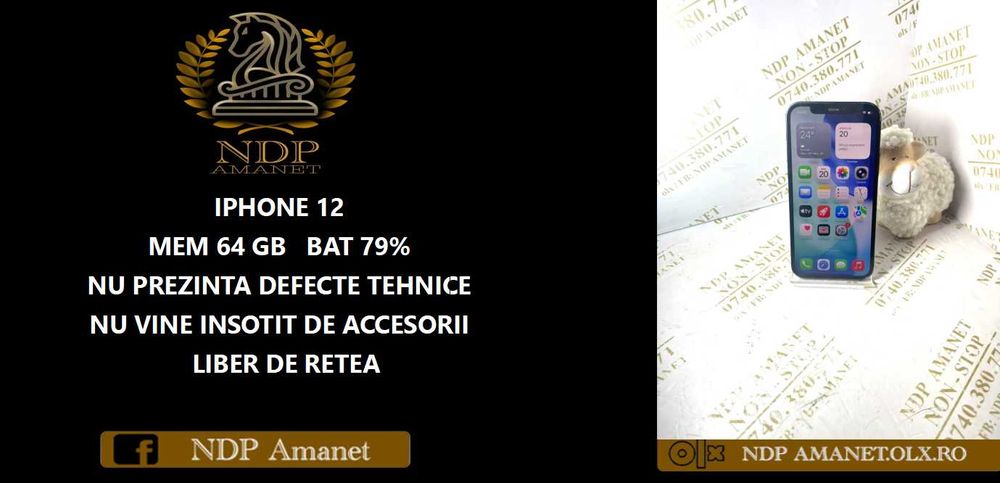 NDP Amanet Calea Mosilor 298 IPHONE 12 ( 54821 )