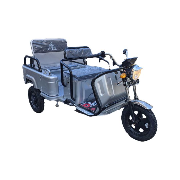 Triciclu Electric cu Bena ( Remorca ) + Loc Spate Rabatabil / Factura + Garantie