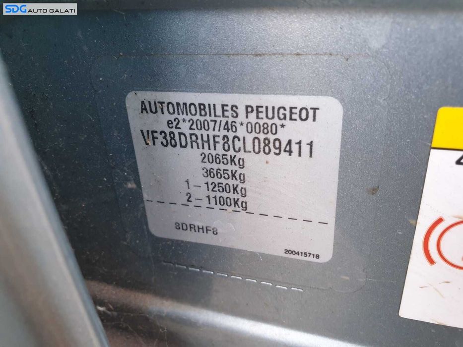 Motor Ambielat Fara Anexe 2.0 HDi RHF RH01 Citroen C5 2008 - 2017 [C7683]