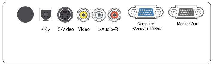 Проектор Epson EMP-260, установлена новая лампа