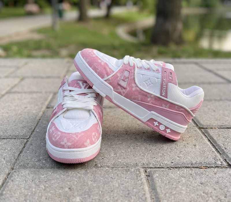Adidasi LV Trainer Roz Dama - Full Box