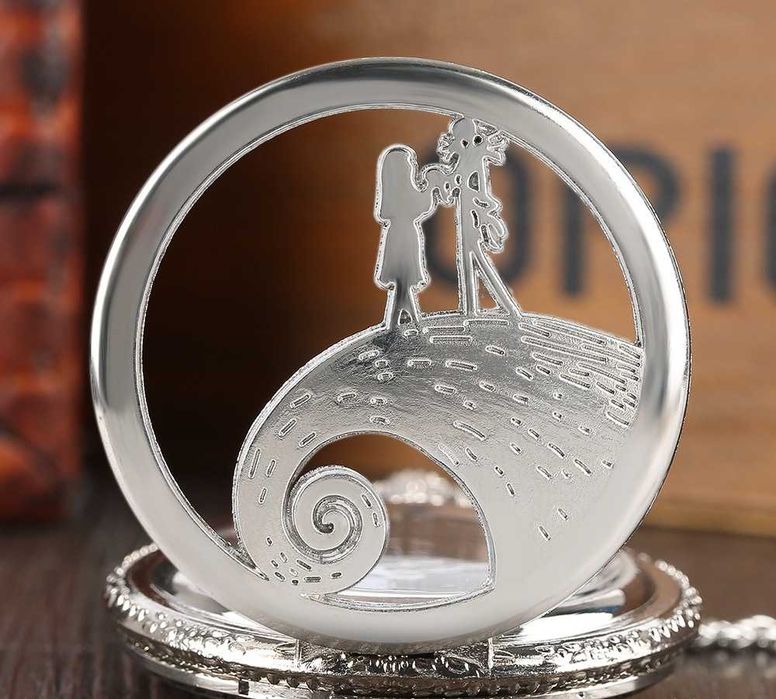 Карманные кварцевые часы на цепочке с крышкой. Отличный Подарок.