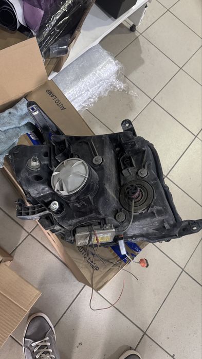 Фары Pajero 4 с билэд модулями