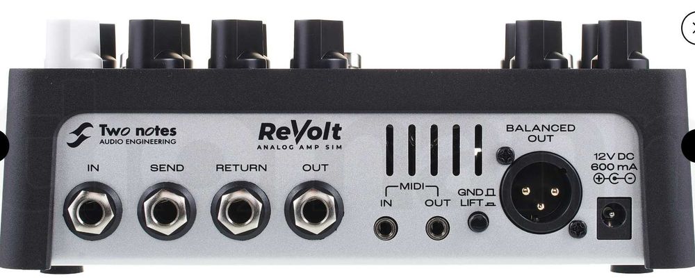 Preamp pe lampă chitară bass Revolt 2 Note