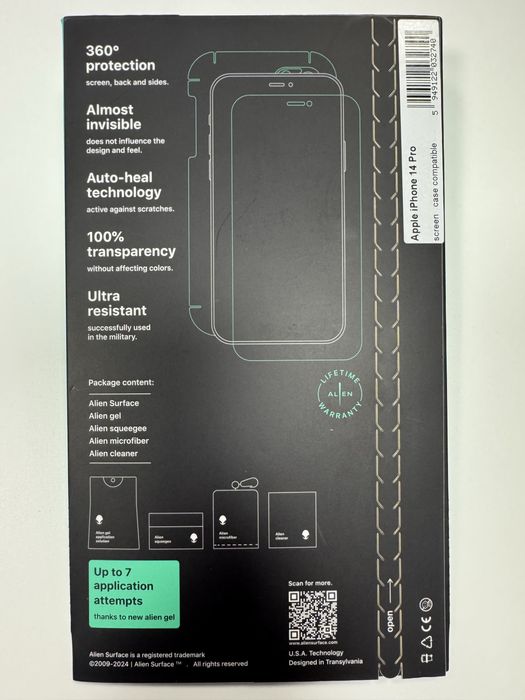 Folie silicon regenerabil Alien iPhone 13 Pro Max