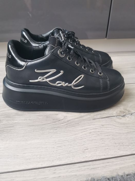Кожени обувки Karl Lagerfeld