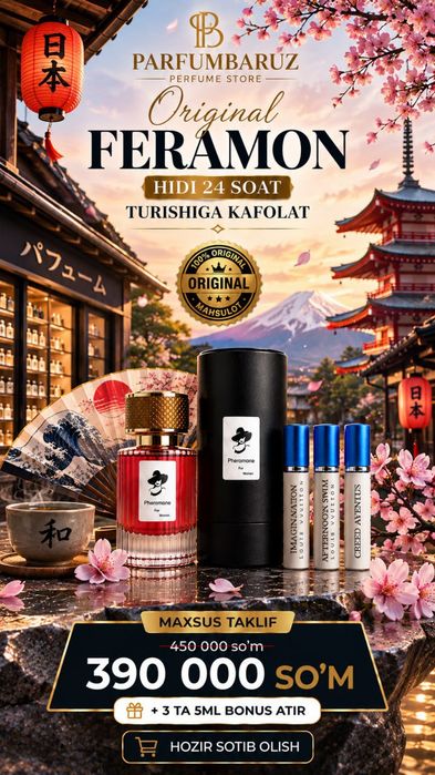 Original feramon 1 ml dan 100 ml gacha Ayollar va erkaklar uchun