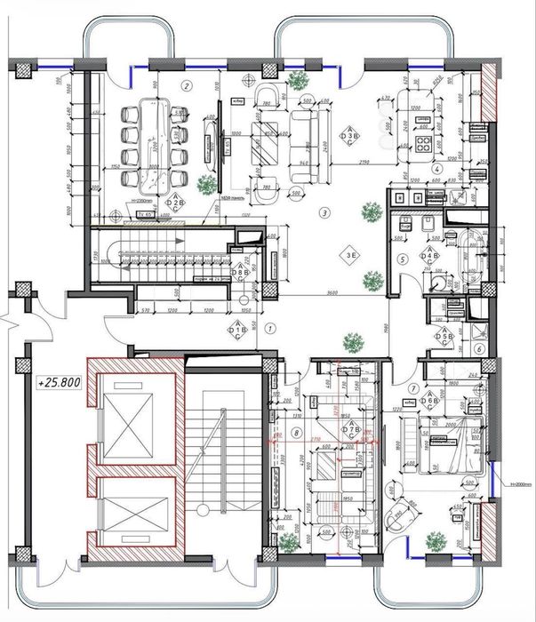 Продается 8ми ком квартира, ЖК Parkwood, ор-р: ул. Нукусская, 470м²