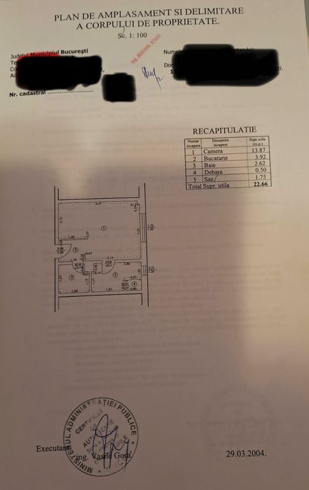 Vand Garsoniera , Sosesua Pantelimon, langa Parcul Morarilor