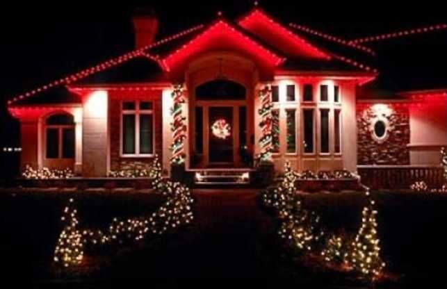 Лед Светещ Маркуч 10метров в Шарен и в Червен Цвят 36лв НОВО