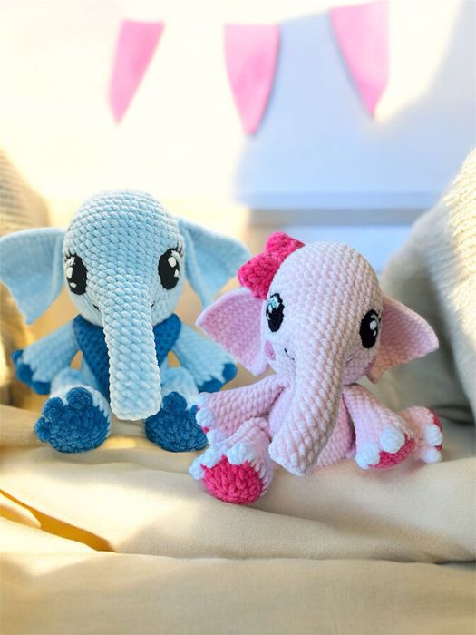 Ръчно плетени играчки на една кука