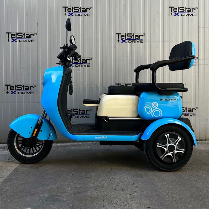 Триместна електрическа триколка Luxor 2 2000W 60V23Ah ново