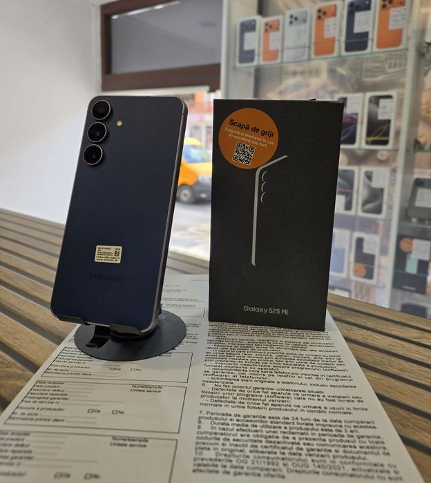 Galaxy S25 FE 5G 128GB. ca NOU !! 2 Ani Garantie