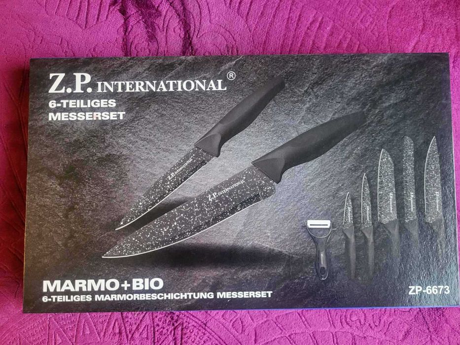 Комплект прибори за хранене  и метало-керамични кухненски ножове