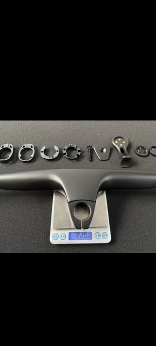 Карбоновый руль матовый