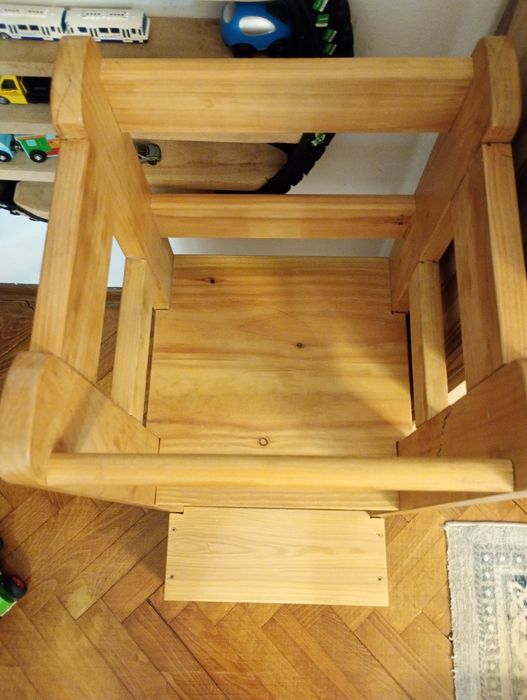 Înălțător copii/ Turn de învățare din lemn masiv