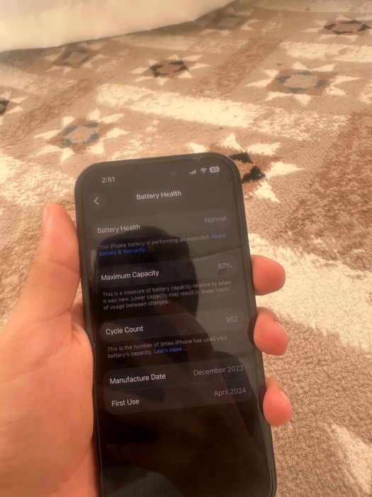 Iphone 15 128/87%. Ideal srochna sotiladi