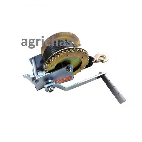 Ръчна лебедка с метално неръждаемо въже и поцинкован корпус