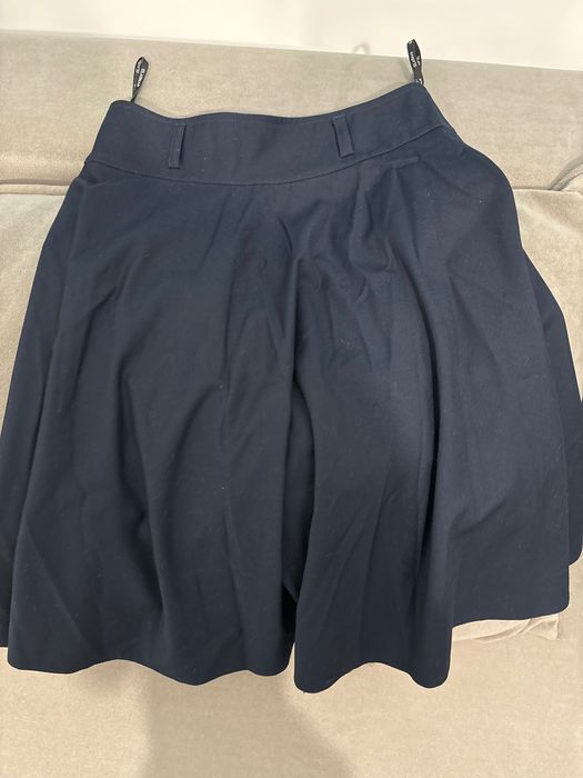 Юбка темно синяя школьная
