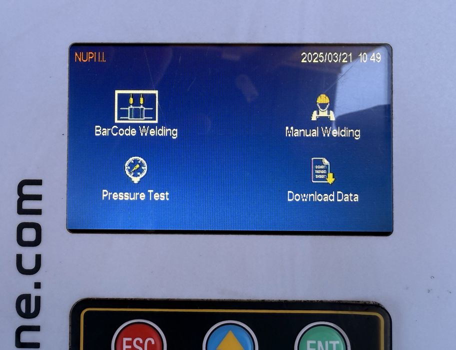 Aparat de sudura prin electrofuziune Nupi italian( Ritmo )cu aplicatie