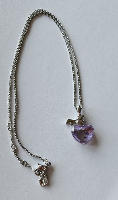 Swarovski колие със сърце