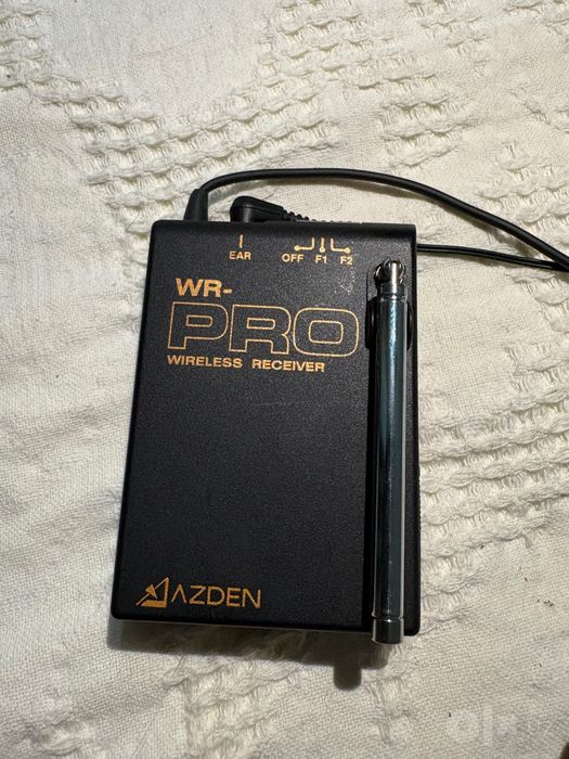 Azden WM-PRO + WR-PRO — радиомикрофон для видеокамеры, Made in Japan