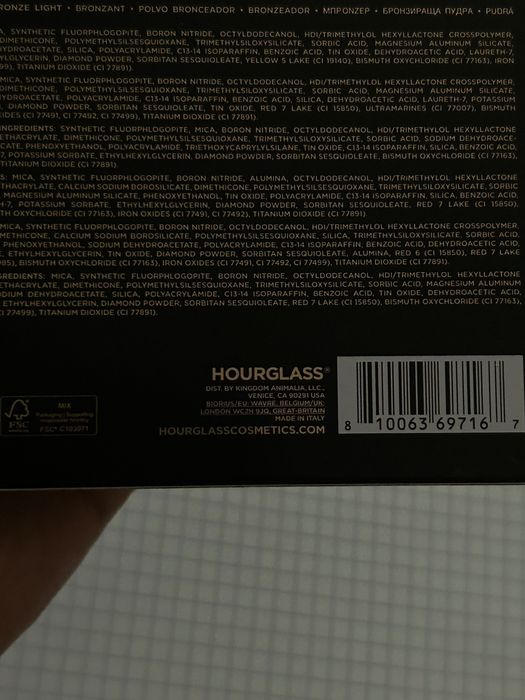 Палетка Hourglass